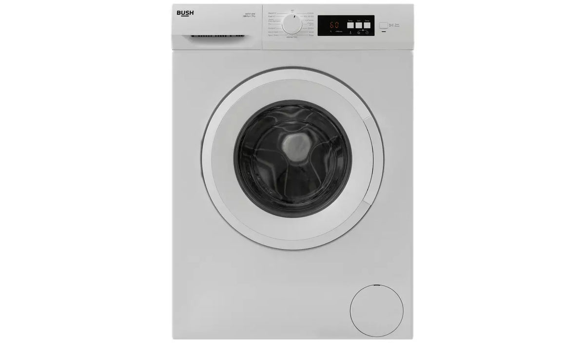 Bush WMT0712EW 7KG 1200 Spin Washing Machine - White