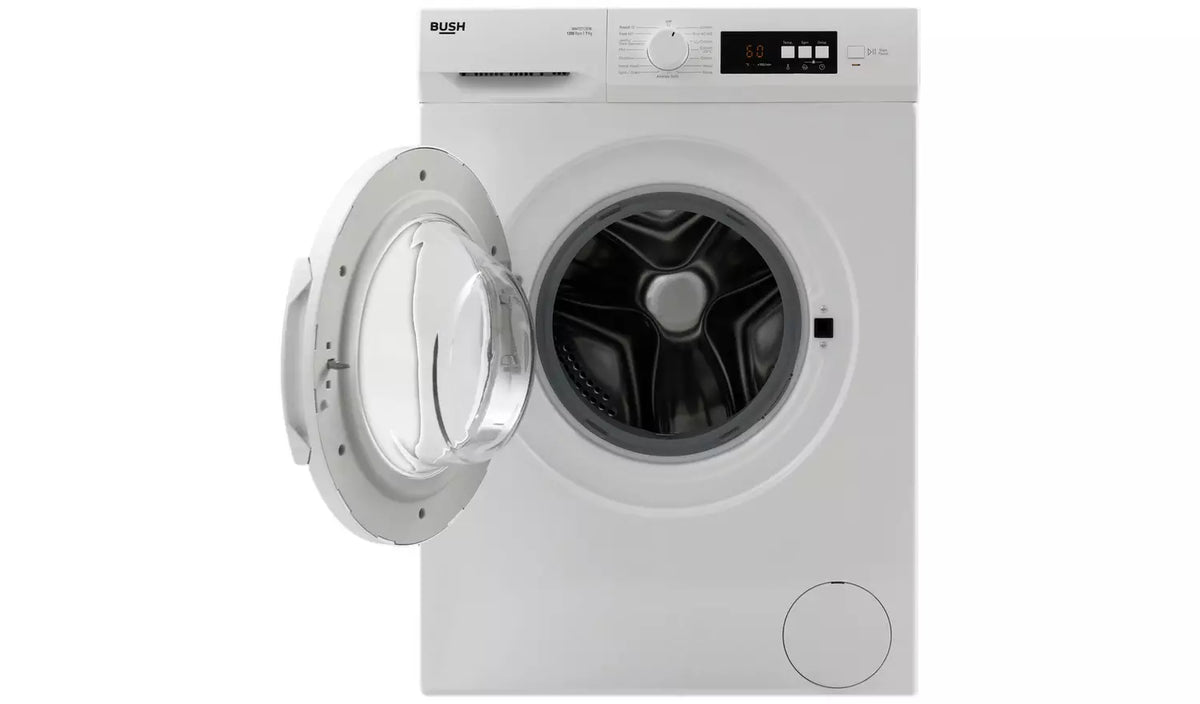 Bush WMT0712EW 7KG 1200 Spin Washing Machine - White