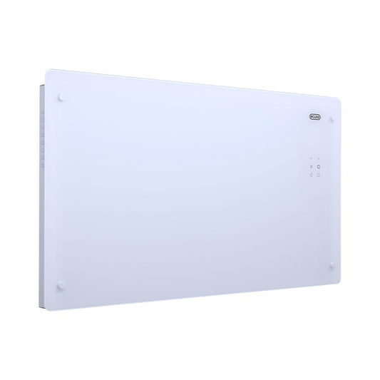 ECOSO 2500W White WiFi Glass Panel Smart Electric Heater Feet Plug 465x850
