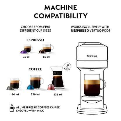 Nespresso Vertuo Next Automatische Kapsel-Kaffeemaschine für Americano