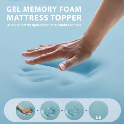 Degrees of Comfort 2 Inch Thick Memory Foam Mattress Topper