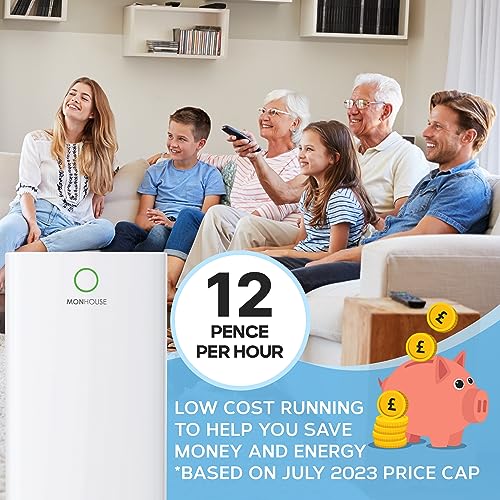 MONHOUSE 25 L/Tag Digitaler Luftentfeuchter – großer 4-L-Tank