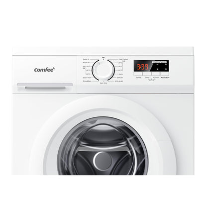 COMFEE' 9kg Washing Machine Energy Class A 1400rpm BLDC Motor Slim White