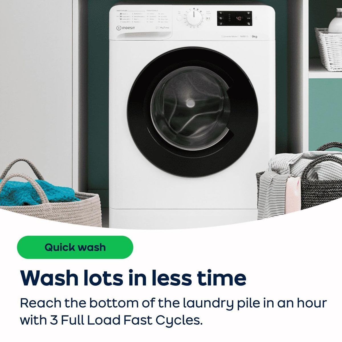 Indesit 9Kg Washing Machine