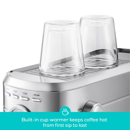 CASABREWS CM5418 Compact Espresso Machine with Milk Frothing Steam Wand