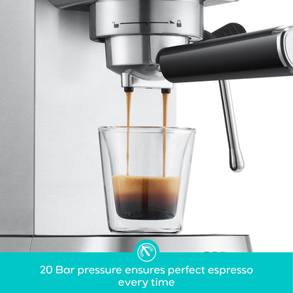 CASABREWS CM5418 Compact Espresso Machine with Milk Frothing Steam Wand