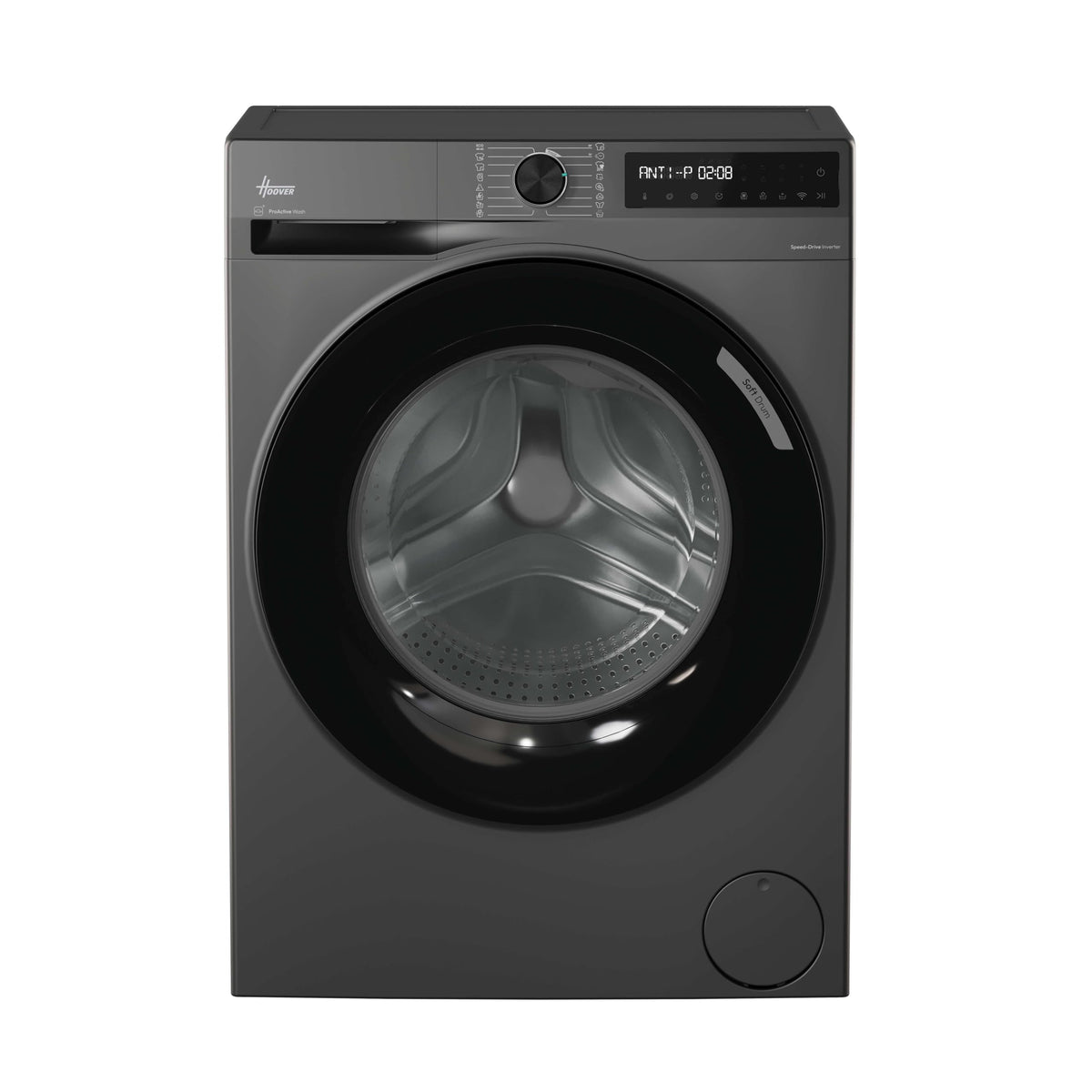 Hoover Pro Wash Series 3 HBR 49SBL8G-80 9kg WiFi Connected Washing Machine with 1400 rpm - Graphite - A Rated