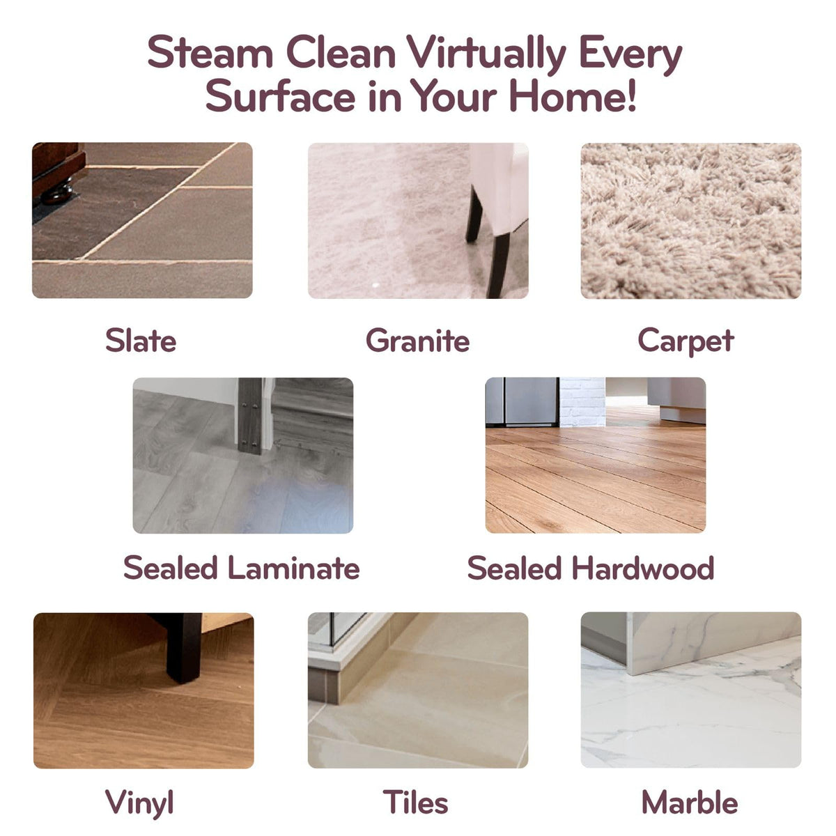 H2O HD Steam Mop and Handheld Steam Cleaner