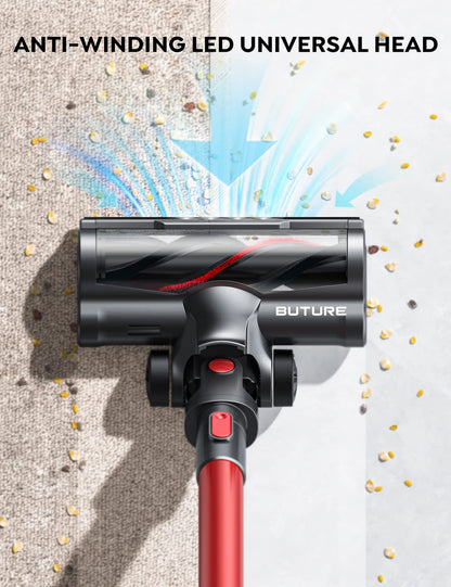 BuTure Cordless Vacuum Cleaner, 450W Stick Vacuum