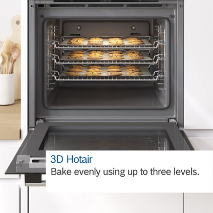 Bosch Serie 2 HHF113BR0B Stainless Steel Single Electric Oven
