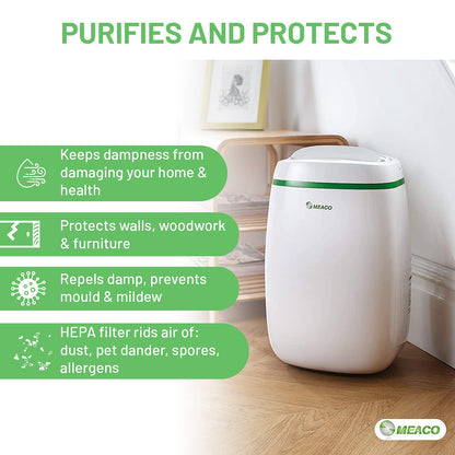 Meaco 12L Low Energy Dehumidifier and Air Purifier