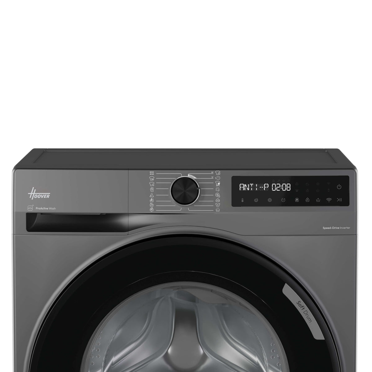Hoover Pro Wash Series 3 HBR 49SBL8G-80 9kg WiFi Connected Washing Machine with 1400 rpm - Graphite - A Rated
