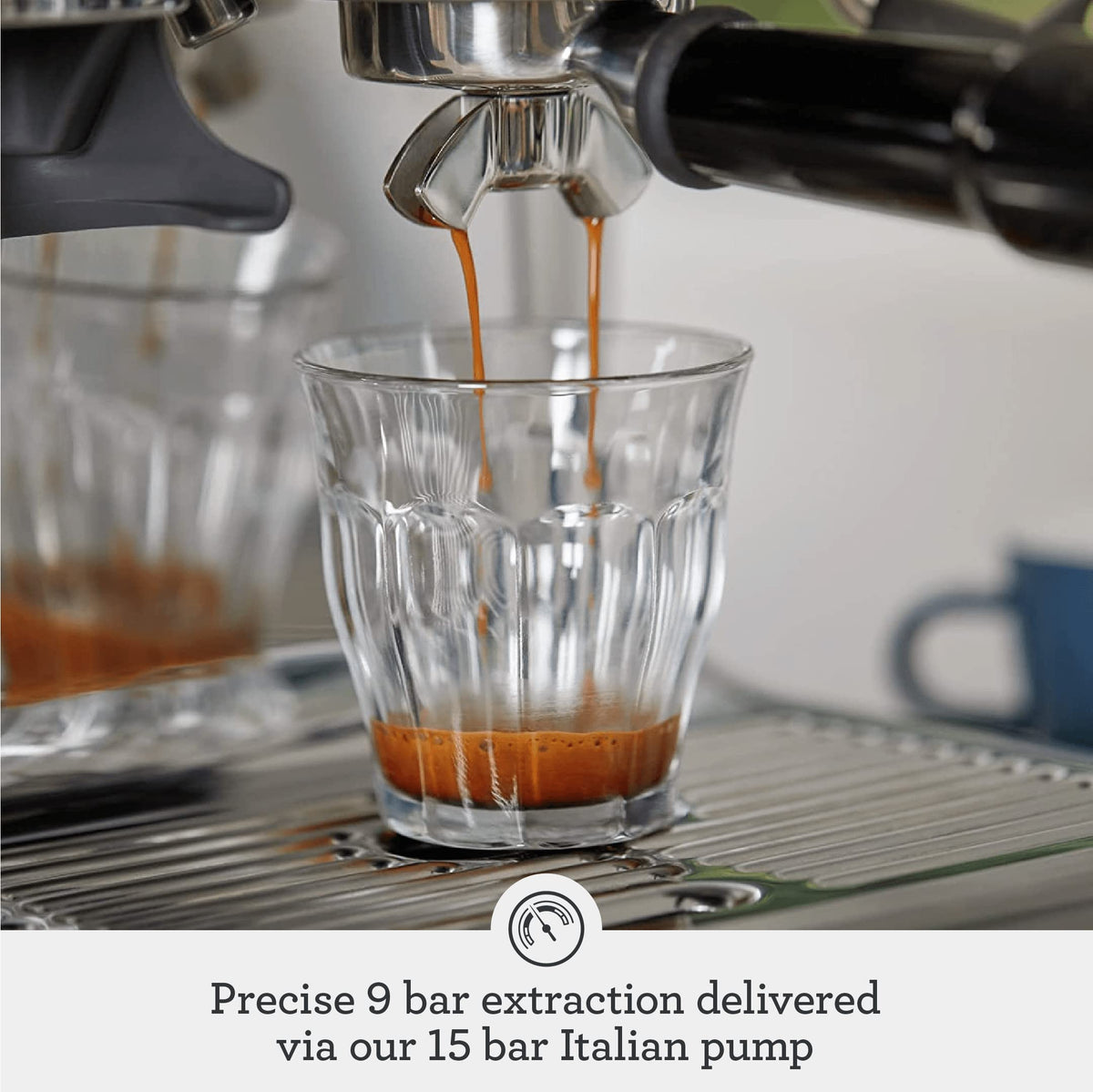 Sage the Barista Express Espresso Machine, Bean to Cup Coffee Machine with Milk Frother, BES875BKS - Black Sesame