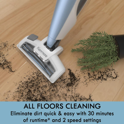 Kenmore DS1020 16V Cordless Stick Vacuum Lightweight 2-in-1 Handheld