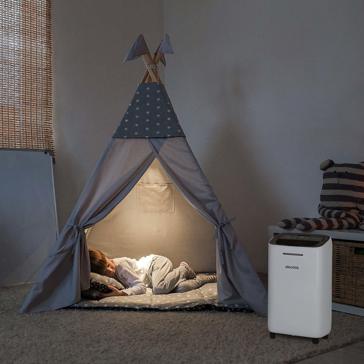 electriQ 12L portable dehumidifier great for 3 bed homes