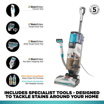 Shark CarpetXpert Deep Clean Carpet Cleaner, 2.1L, 960W, EX200UK