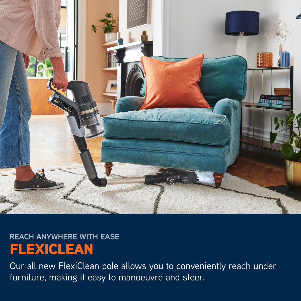 Vax HomePro Plus Cordless Stick Vacuum Cleaner, 45 mins, CLSV-HPKA