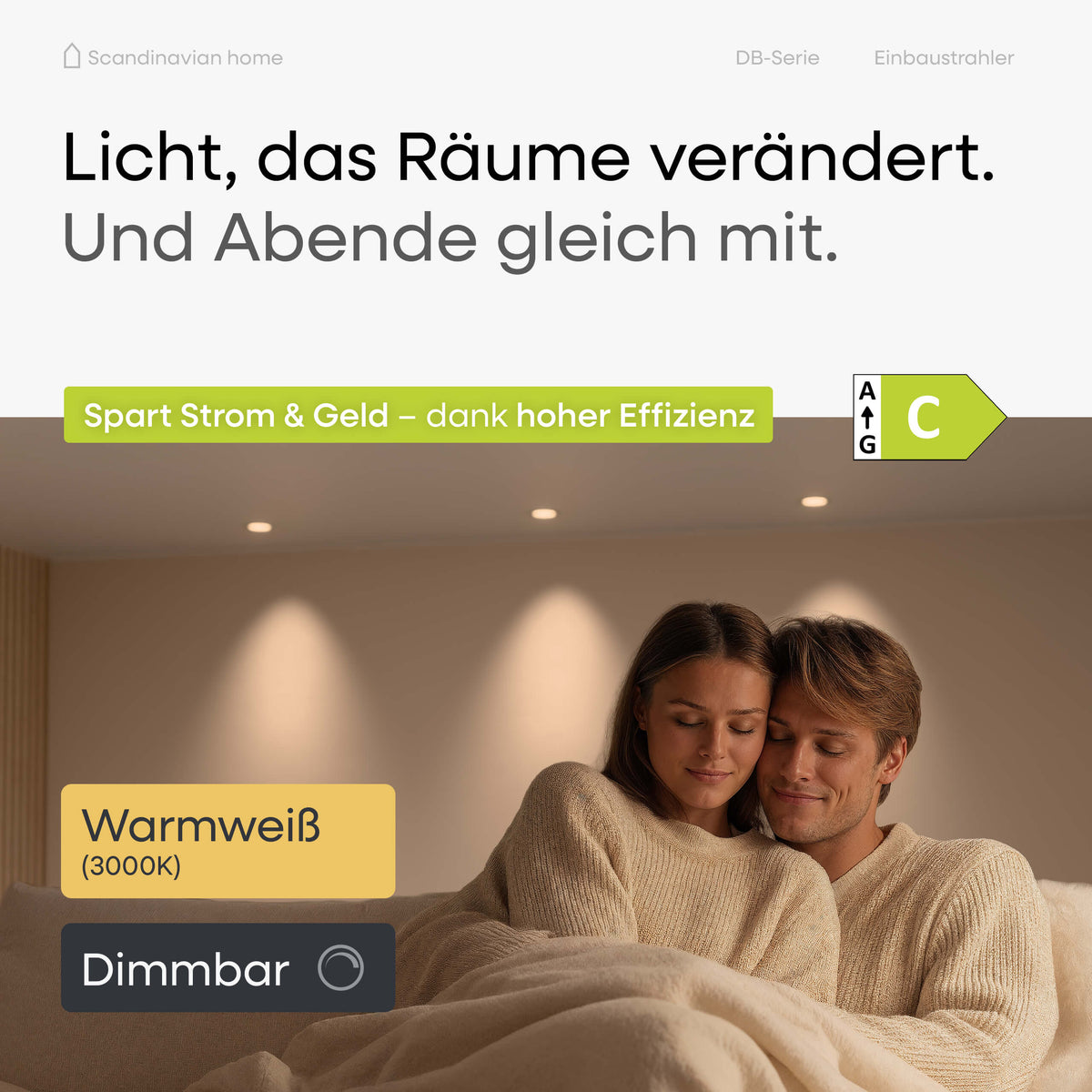 LED Einbaustrahler Dimmbar Schwenkbar Aluminium I DB-Serie
